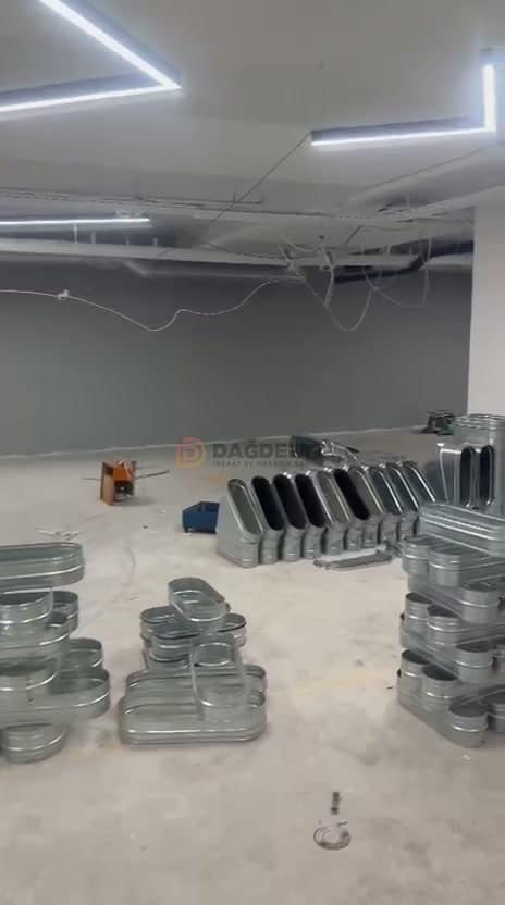 Spiral dirsek ve kanal parçaları