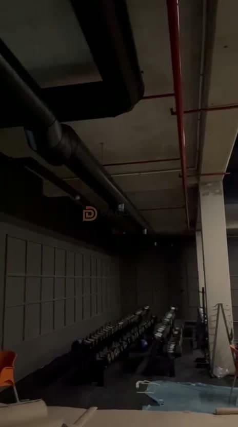 Spor salonunda spiral kanal hattı