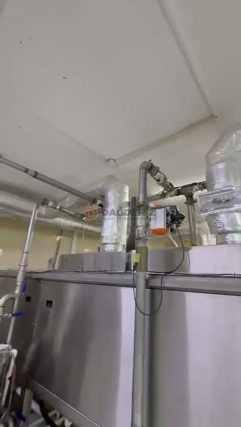 Üretim alanında proses havalandırma kanalları